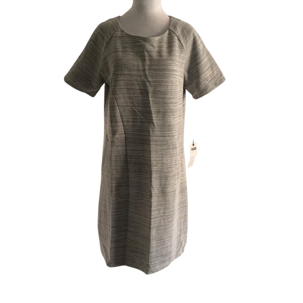 NWT Brass XL The A-Line Light Grey Dress with Pockets Business Casual Comfy